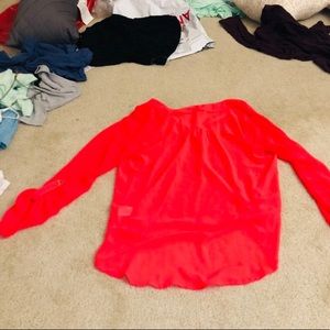 HOT PINK CHARLOTTE RUSSE BLOUSE